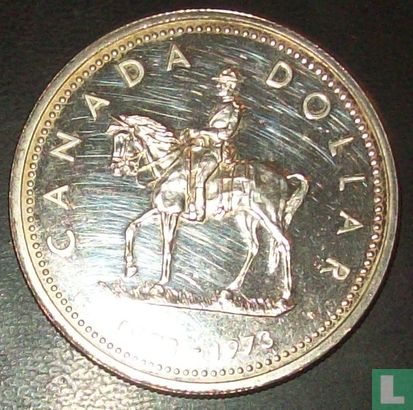 Kanada 1 Dollar 1973 (Specimen) "100th anniversary of the Royal Canadian Mounted Police" - Bild 1