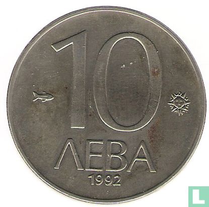 Bulgarien 10 Leva 1992 - Bild 1