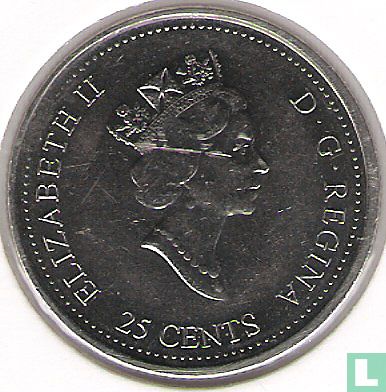 Canada 25 cents 2000 "Harmony" - Image 2