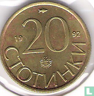 Bulgarien 20 Stotinki 1992 - Bild 1