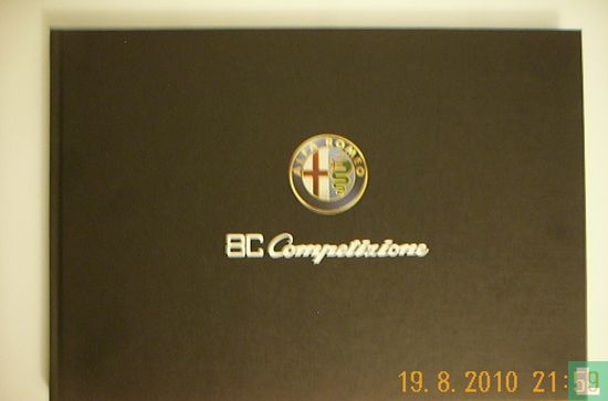 ALFA ROMEO 8C Competizione brochure folder - Afbeelding 1