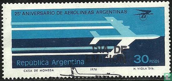 25 years Aerolineas Argentinas