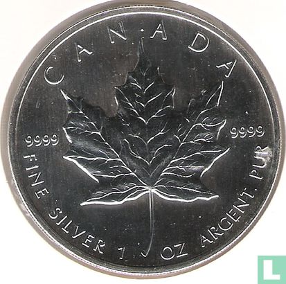 Canada  5 dollars 1994 (zilver) - Afbeelding 2