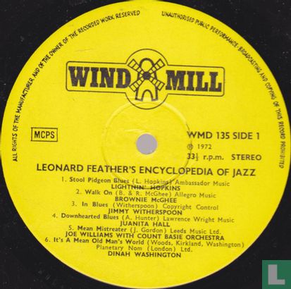 Leonard Feather’s Encyclopedia of Jazz Vol. 1  - Image 3