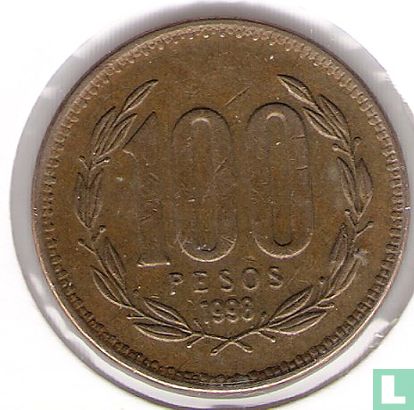 Chili 100 pesos 1998 - Image 1