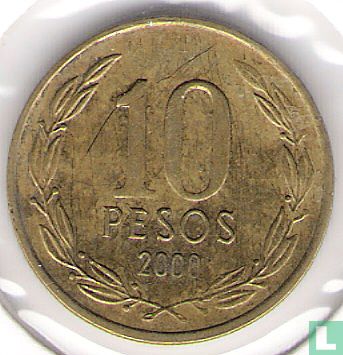 Chili 10 pesos 2000 - Afbeelding 1