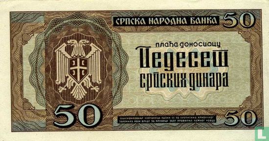 Serbien 50 Dinara  - Bild 2