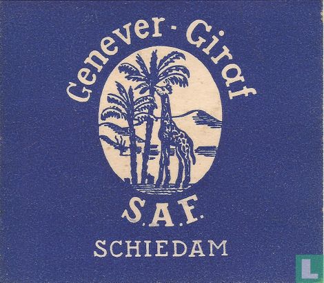 Genever - Giraf S.A.F. Schiedam - Image 1