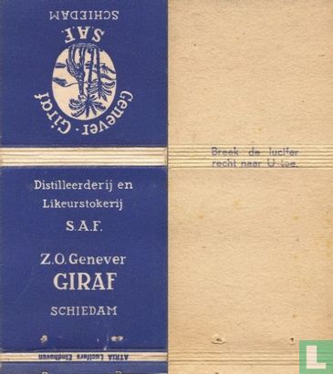 Genever - Giraf S.A.F. Schiedam - Image 3