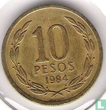 Chili 10 pesos 1984 - Image 1