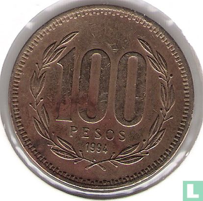 Chili 100 pesos 1994 - Image 1