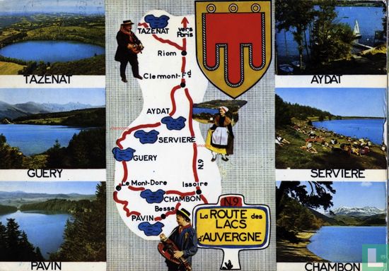 F63 La Route des Lacs d'Auvergne