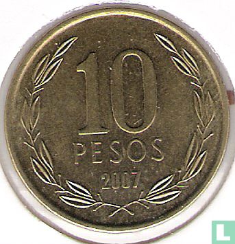 Chile 10 Peso 2007 - Bild 1