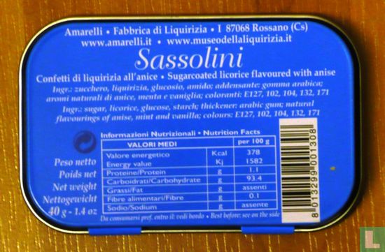 Amarelli Sassolini - Afbeelding 2