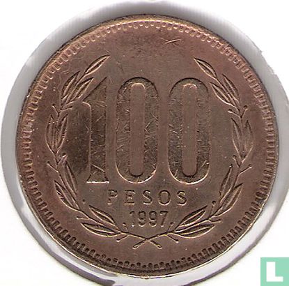 Chili 100 pesos 1997 - Image 1