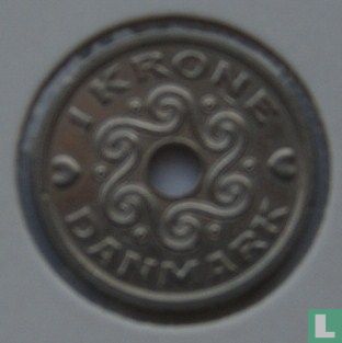 Denmark 1 krone 2003 - Image 2