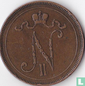 Finlande 10 penniä 1900 - Image 2