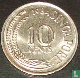 Singapour 10 cents 1984 - Image 1
