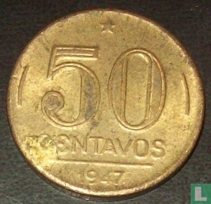 Brazil 50 centavos 1947 - Image 1