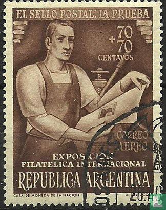 Internationale postzegeltentoonstelling - Afbeelding 1