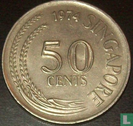 Singapore 50 cents 1974 - Afbeelding 1