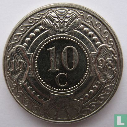 Antilles néerlandaises 10 cent 1998 - Image 1