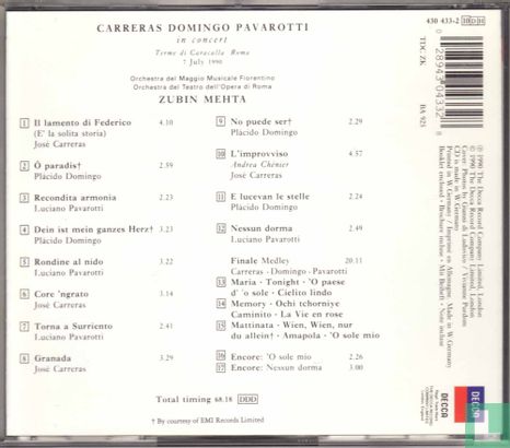 Carreras Domingo Pavarotti in concert - Image 2