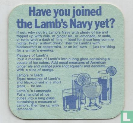 Lamb's Navy Rum / Have you joined the Lamb's Navy yet? - Image 2