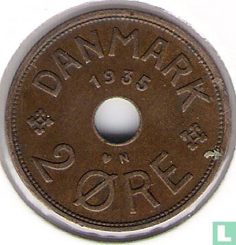 Danemark 2 øre 1935 - Image 1