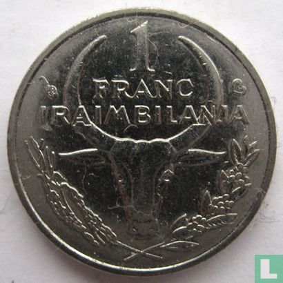 Madagaskar 1 franc 2002 - Afbeelding 2
