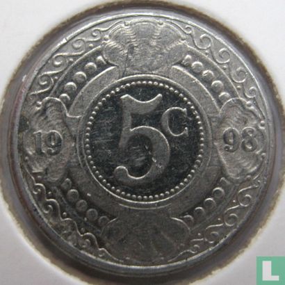 Niederländische Antillen 5 Cent 1998 - Bild 1