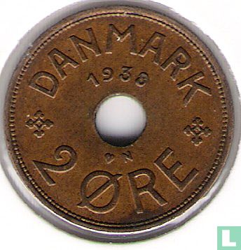 Danemark 2 øre 1938 - Image 1