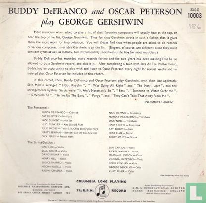 Buddy DeFranco & Oscar Peterson Play George Gershwin - Afbeelding 2