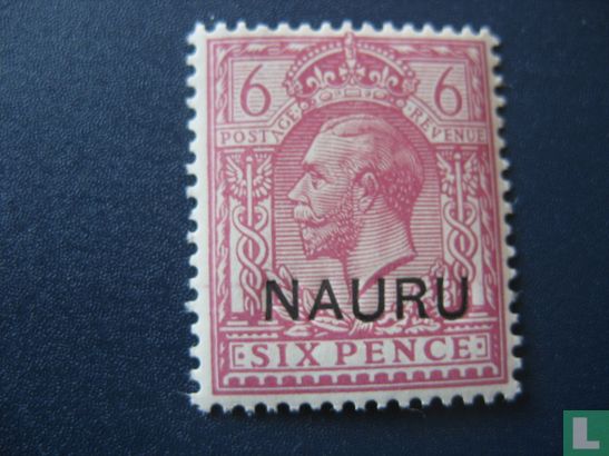 George V with overprint 