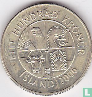Islande 100 krónur 2006 - Image 1