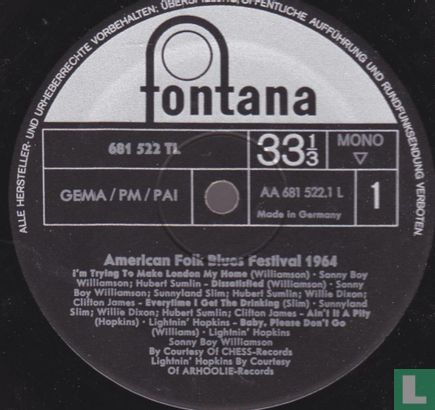 American Folk Blues Festival: 1964  - Afbeelding 3