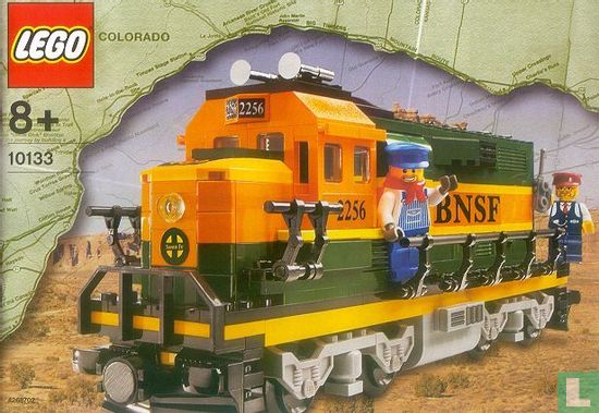 Lego 10133 Burlington Northern Santa Fe (BNSF) GP-38 Locomotive