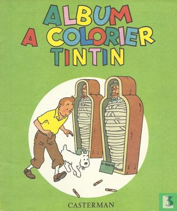 Album a colorier Tintin - Afbeelding 1