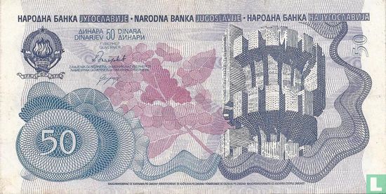 Yougoslavie 50 Dinara 1990 - Image 2