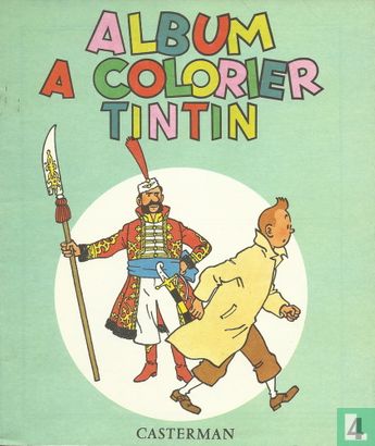 Album a colorier Tintin 4 - Afbeelding 1