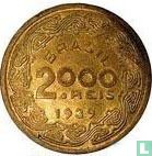 Brésil 2000 réis 1939 - Image 1