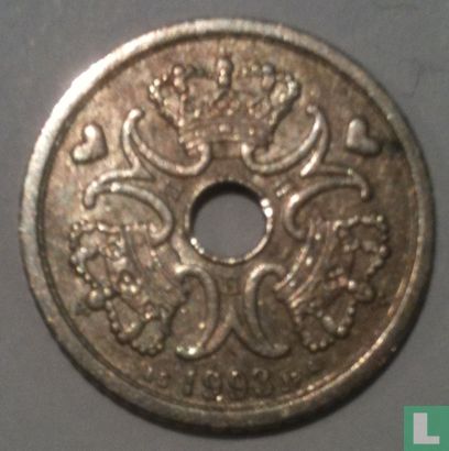 Denmark 1 krone 1993 - Image 1