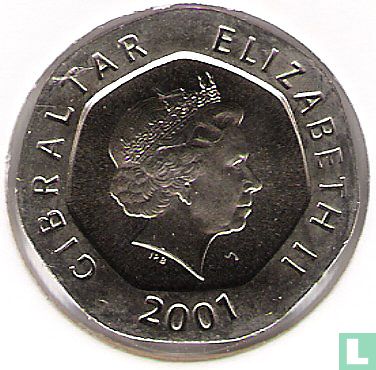 Gibraltar 20 pence 2001 "Our Lady of Europa" - Image 1
