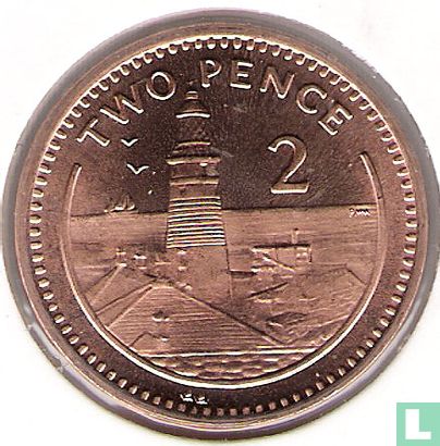Gibraltar 2 pence 2000 - Image 2