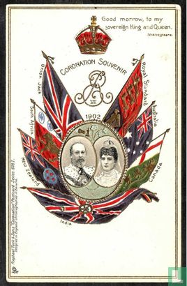 Coronation Souvenir 1902 - King Edward VII and Queen Alexandra