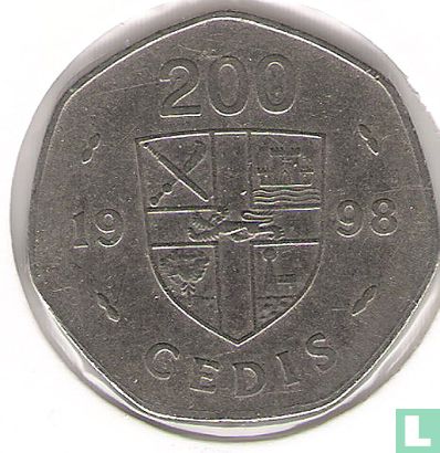 Ghana 200 Cedi 1998 - Bild 1