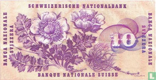 Zwitserland 10 Franken 1977 - Afbeelding 2