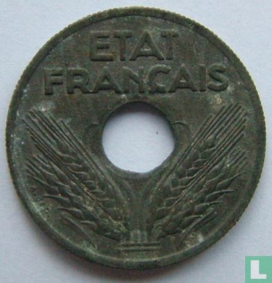 France 10 centimes 1942 (2.5 g) - Image 2