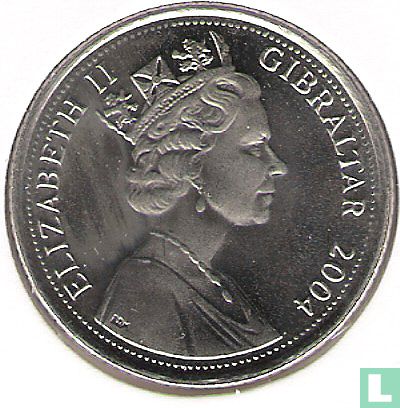 Gibraltar 10 pence 2004 "300th anniversary British occupation of Gibraltar" - Afbeelding 1