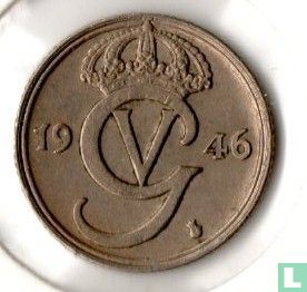 Suède 10 öre 1946 (nickel-bronze) - Image 1